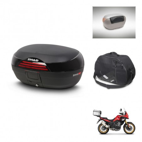 SHAD SH46 trunk + mounting bracket accessories 45 L KIT-445005