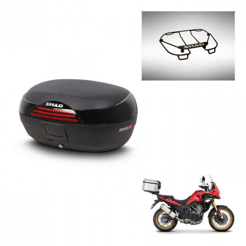 SHAD Baul SH46 + soporte montaje parrilla superior 45 L KIT-445007