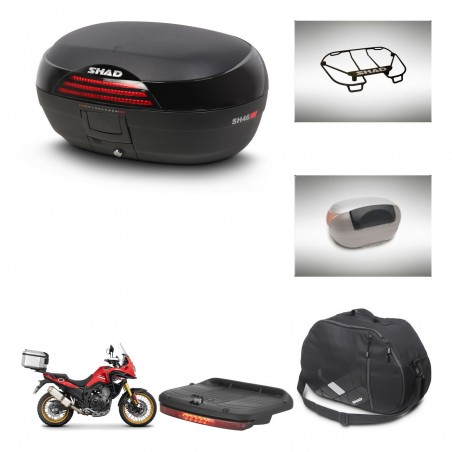 SHAD SH46 trunk + mounting bracket accessories 45 L KIT-445014