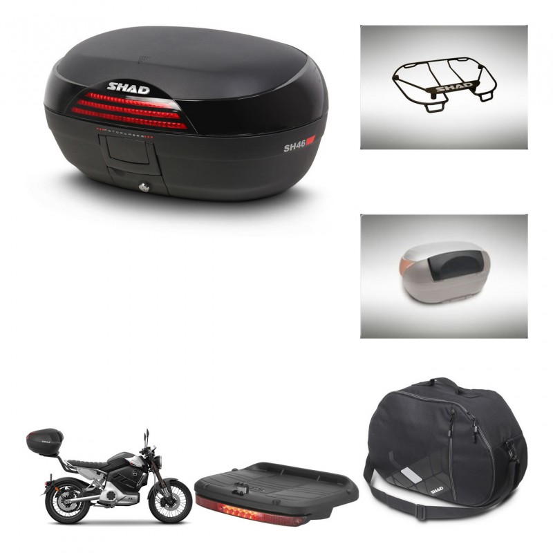 SHAD Baul SH46 + soporte montaje accesorios 45 L KIT-445046