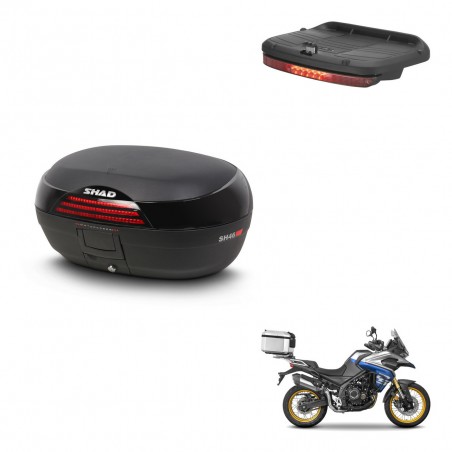 SHAD Trunk SH46 + mounting bracket brake light 45 L KIT-445048