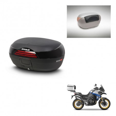 SHAD Baul SH46 + soporte montaje respaldo 45 L KIT-445051