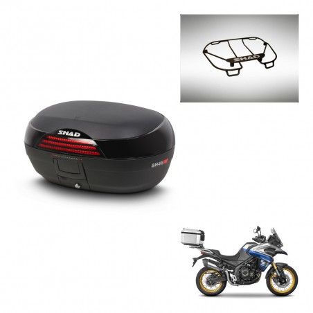 SHAD Baul SH46 + soporte montaje parrilla superior 45 L KIT-445055