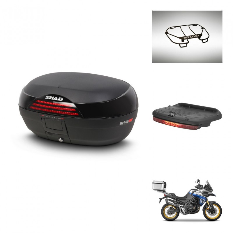 SHAD Baul SH46 + soporte montaje accesorios 45 L KIT-445056