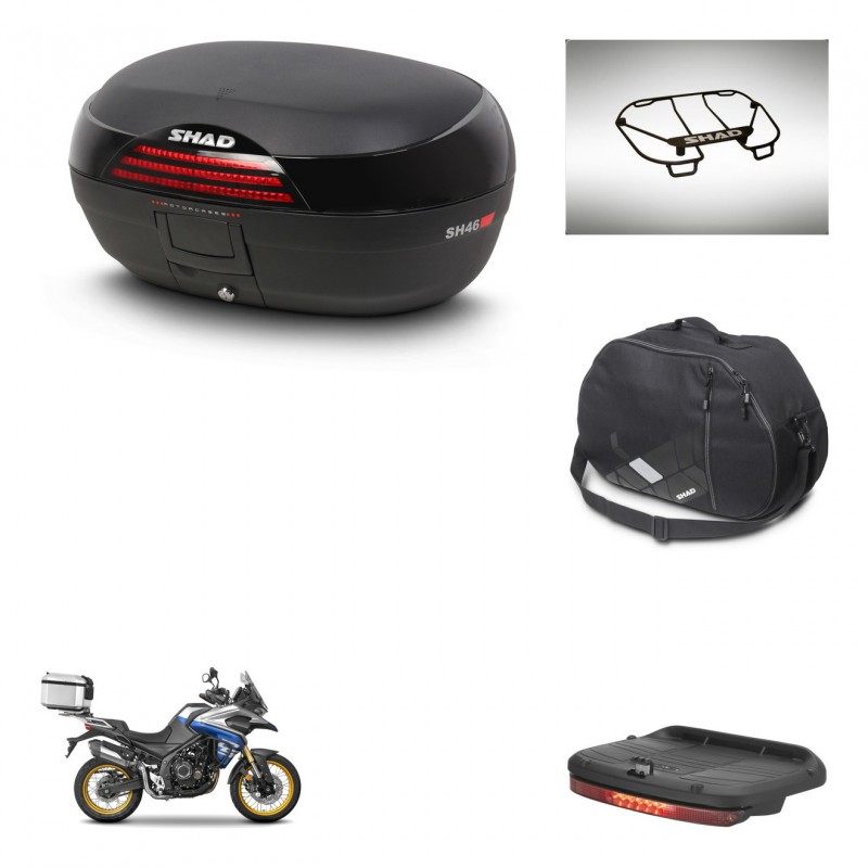 SHAD Baul SH46 + soporte montaje accesorios 45 L KIT-445058