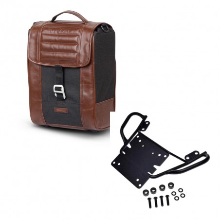 SHAD Suitcase trunk + mounting bracket SR38 CAFE RACER STYLE 1U KIT-445068