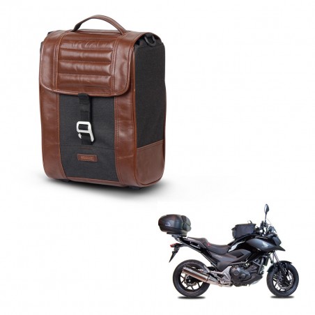 SHAD Baul maleta + soporte montaje SR38 CAFE RACER STYLE 1U KIT-445138