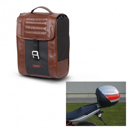 SHAD Suitcase trunk + mounting bracket SR38 CAFE RACER STYLE 1U KIT-445078