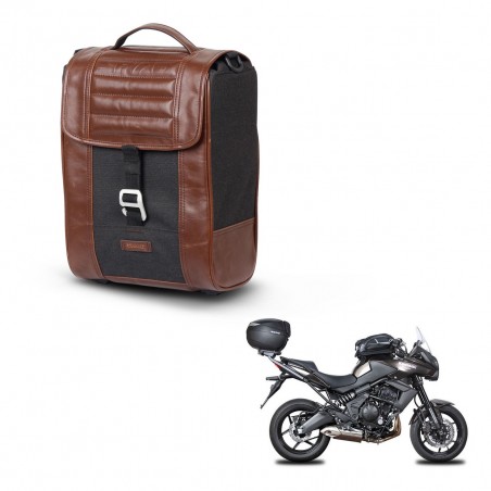 SHAD Baul maleta + soporte montaje SR38 CAFE RACER STYLE 1U KIT-445082