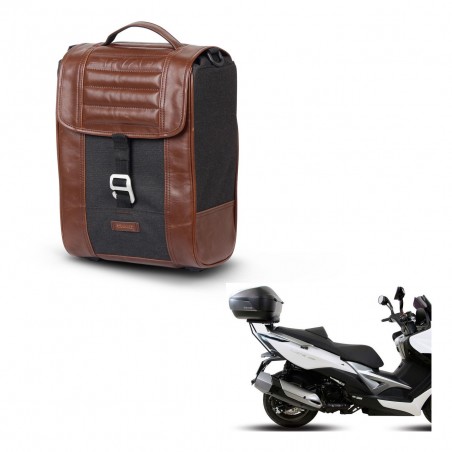 SHAD Baul maleta + soporte montaje SR38 CAFE RACER STYLE 1U KIT-445084