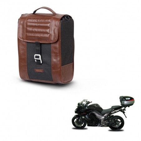 SHAD Baul maleta + soporte montaje SR38 CAFE RACER STYLE 1U KIT-445089