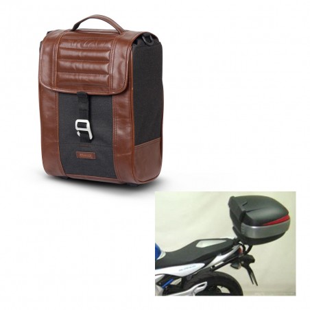 SHAD Suitcase trunk + mounting bracket SR38 CAFE RACER STYLE 1U KIT-445098