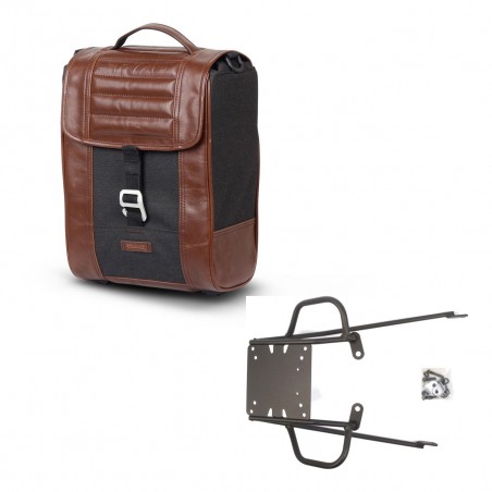 SHAD Suitcase trunk + mounting bracket SR38 CAFE RACER STYLE 1U KIT-445099