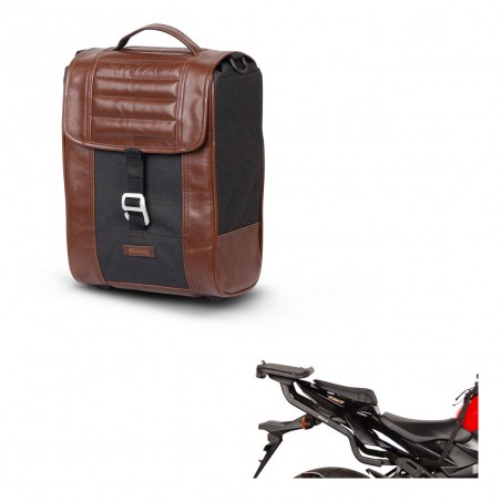 SHAD Suitcase trunk + mounting bracket SR38 CAFE RACER STYLE 1U KIT-445101