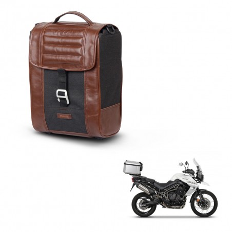 SHAD Suitcase trunk + mounting bracket SR38 CAFE RACER STYLE 1U KIT-445106