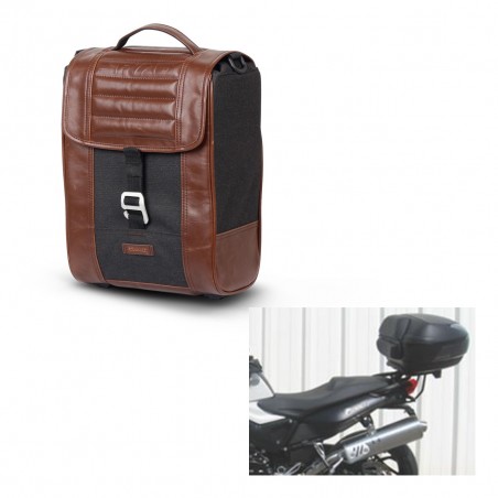 SHAD Suitcase trunk + mounting bracket SR38 CAFE RACER STYLE 1U KIT-445109