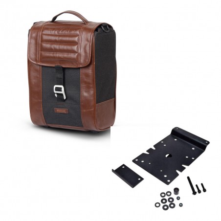 SHAD Suitcase trunk + mounting bracket SR38 CAFE RACER STYLE 1U KIT-445115