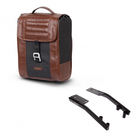 SHAD Suitcase trunk + mounting bracket SR38 CAFE RACER STYLE 1U KIT-445118