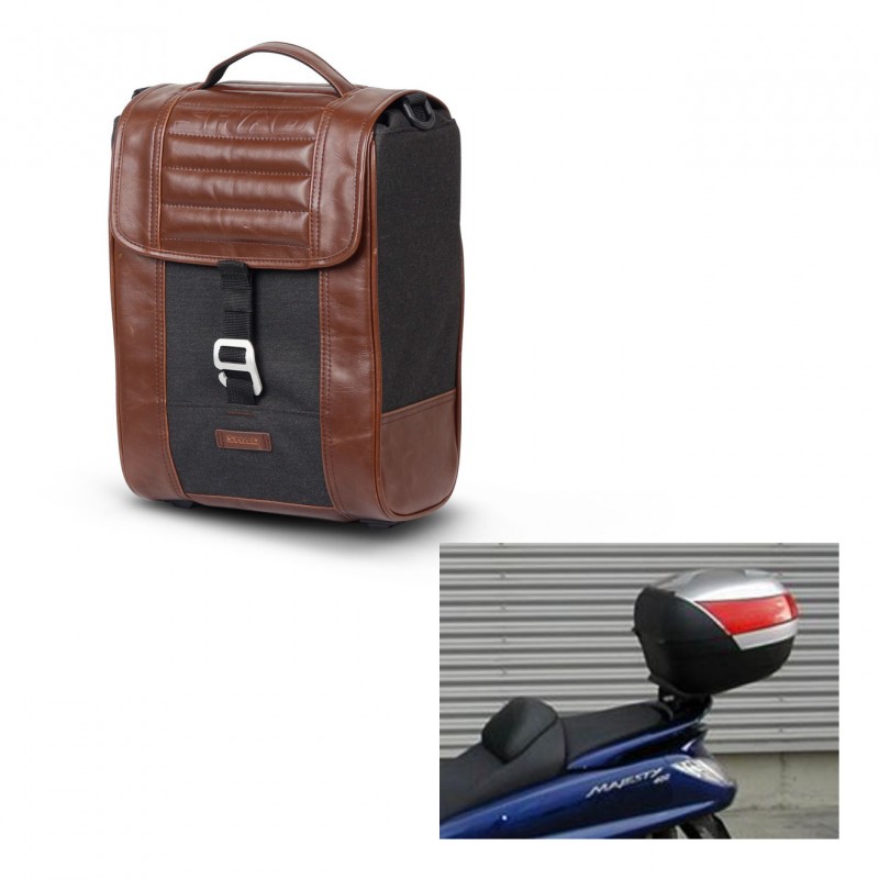 SHAD Suitcase trunk + mounting bracket SR38 CAFE RACER STYLE 1U KIT-445120