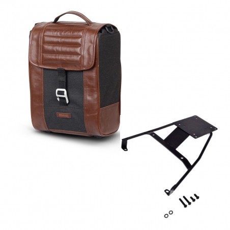 SHAD Suitcase trunk + mounting bracket SR38 CAFE RACER STYLE 1U KIT-445122