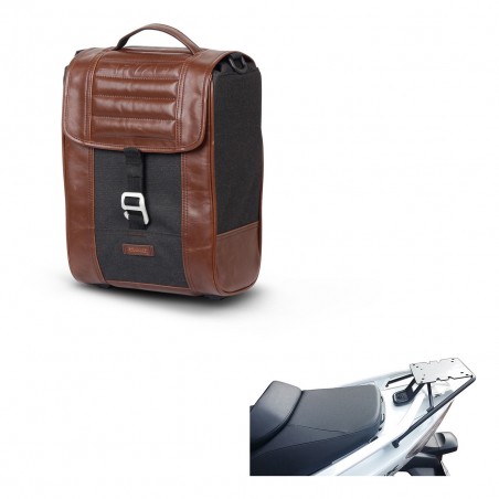 SHAD Suitcase trunk + mounting bracket SR38 CAFE RACER STYLE 1U KIT-445124