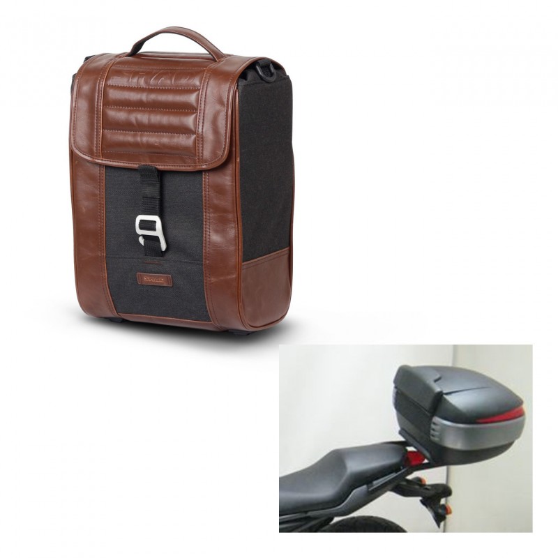 SHAD Suitcase trunk + mounting bracket SR38 CAFE RACER STYLE 1U KIT-445126