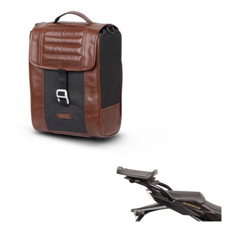 SHAD Baul maleta + soporte montaje SR38 CAFE RACER STYLE 1U KIT-445132