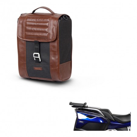 SHAD Suitcase trunk + mounting bracket SR38 CAFE RACER STYLE 1U KIT-445133