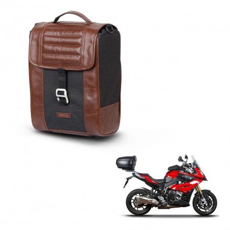 SHAD Baul maleta + soporte montaje SR38 CAFE RACER STYLE 1U KIT-445134