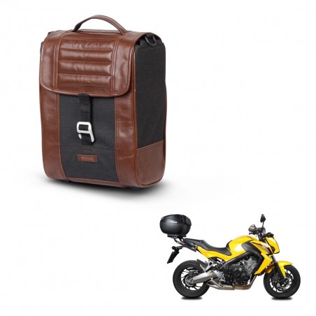 SHAD Baul maleta + soporte montaje SR38 CAFE RACER STYLE 1U KIT-445136