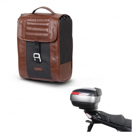 SHAD Suitcase trunk + mounting bracket SR38 CAFE RACER STYLE 1U KIT-445152