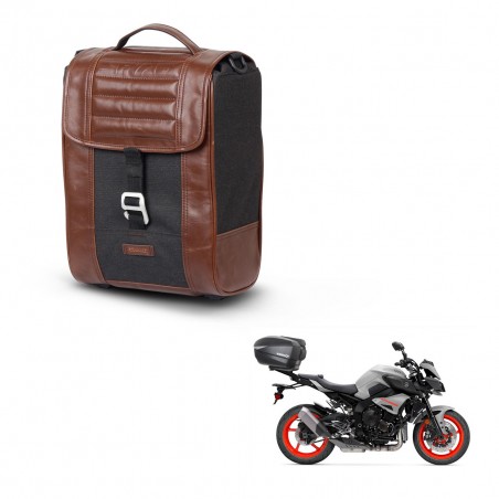 SHAD Baul maleta + soporte montaje SR38 CAFE RACER STYLE 1U KIT-445153