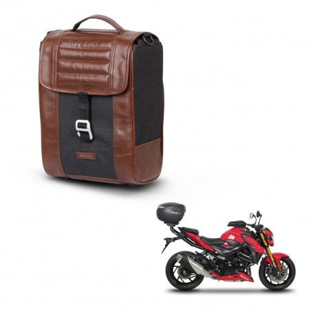 SHAD Suitcase trunk + mounting bracket SR38 CAFE RACER STYLE 1U KIT-445166