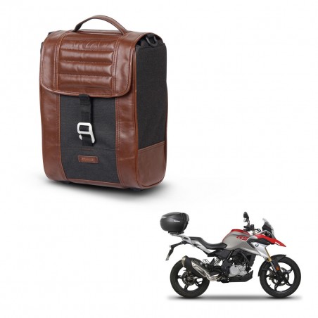 SHAD Baul maleta + soporte montaje SR38 CAFE RACER STYLE 1U KIT-445172