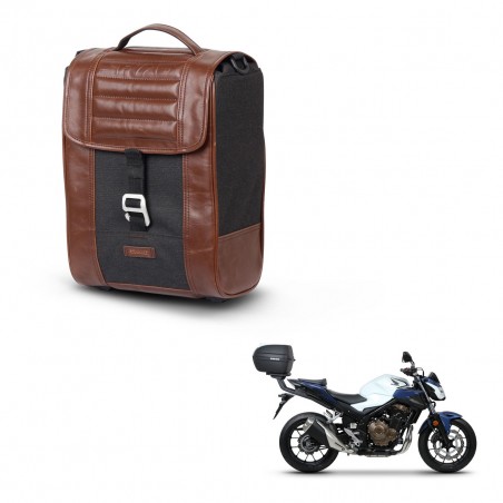 SHAD Baul maleta + soporte montaje SR38 CAFE RACER STYLE 1U KIT-445182