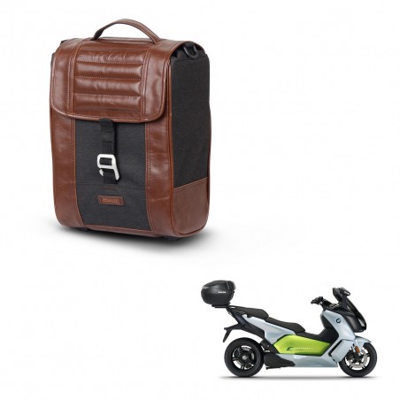 SHAD Suitcase trunk + mounting bracket SR38 CAFE RACER STYLE 1U KIT-445183