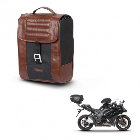 SHAD Suitcase trunk + mounting bracket SR38 CAFE RACER STYLE 1U KIT-445186