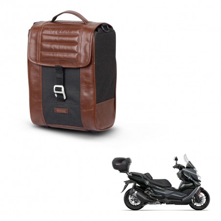 SHAD Baul maleta + soporte montaje SR38 CAFE RACER STYLE 1U KIT-445191