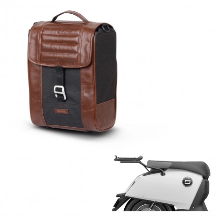 SHAD Suitcase trunk + mounting bracket SR38 CAFE RACER STYLE 1U KIT-445198