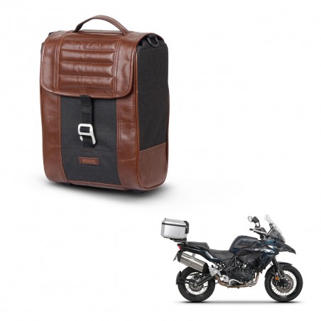 SHAD Baul maleta + soporte montaje SR38 CAFE RACER STYLE 1U KIT-445202