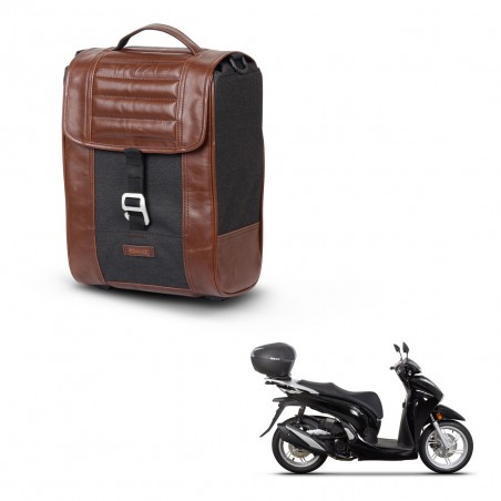 SHAD Baul maleta + soporte montaje SR38 CAFE RACER STYLE 1U KIT-445205