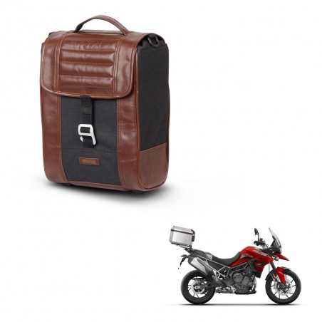 SHAD Baul maleta + soporte montaje SR38 CAFE RACER STYLE 1U KIT-445213