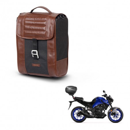 SHAD Baul maleta + soporte montaje SR38 CAFE RACER STYLE 1U KIT-445217