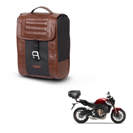 SHAD Baul maleta + soporte montaje SR38 CAFE RACER STYLE 1U KIT-445222