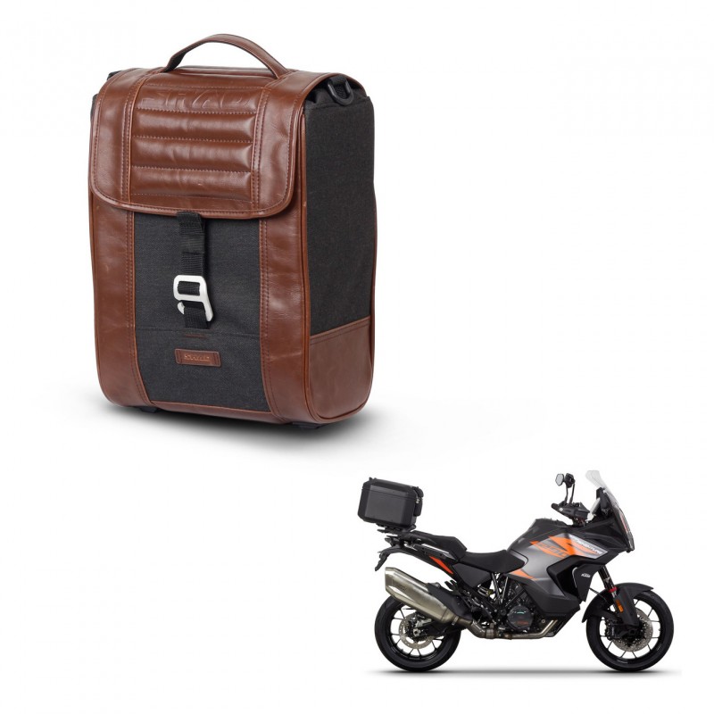 SHAD Baul maleta + soporte montaje SR38 CAFE RACER STYLE 1U KIT-445223