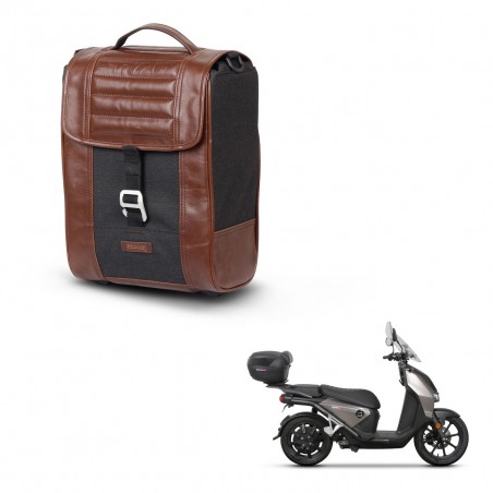 SHAD Baul maleta + soporte montaje SR38 CAFE RACER STYLE 1U KIT-445224