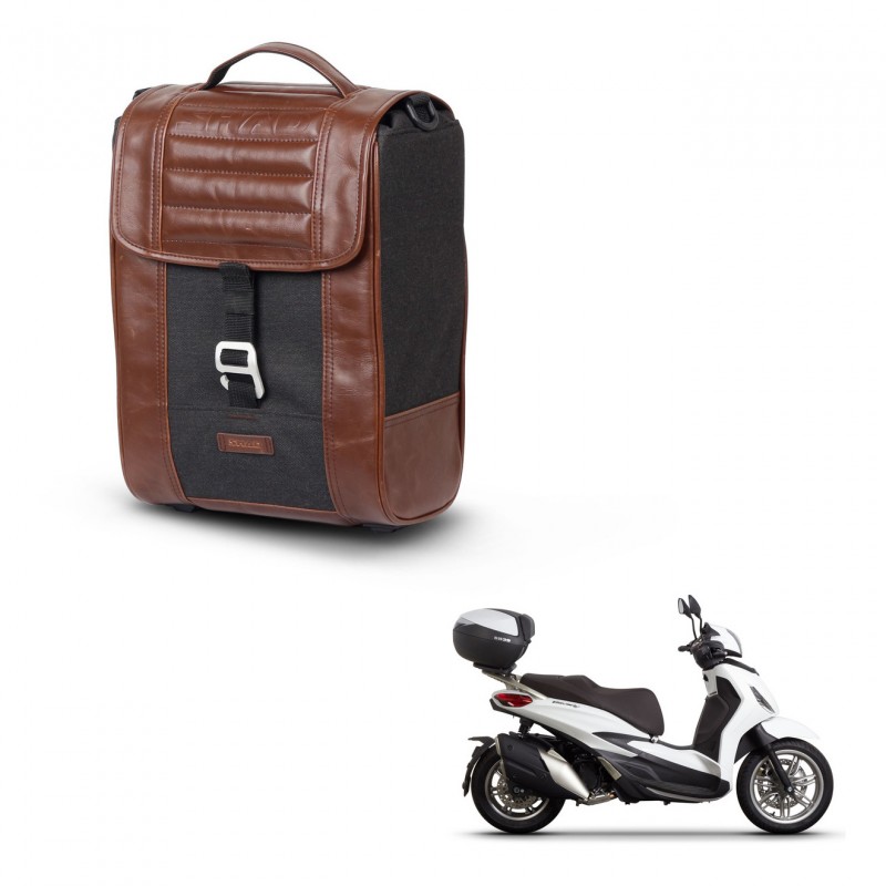 SHAD Baul maleta + soporte montaje SR38 CAFE RACER STYLE 1U KIT-445225