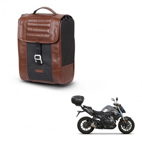 SHAD Baul maleta + soporte montaje SR38 CAFE RACER STYLE 1U KIT-445228