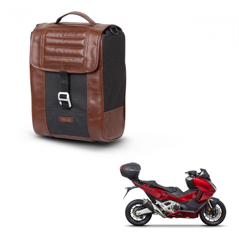 SHAD Baul maleta + soporte montaje SR38 CAFE RACER STYLE 1U KIT-445230