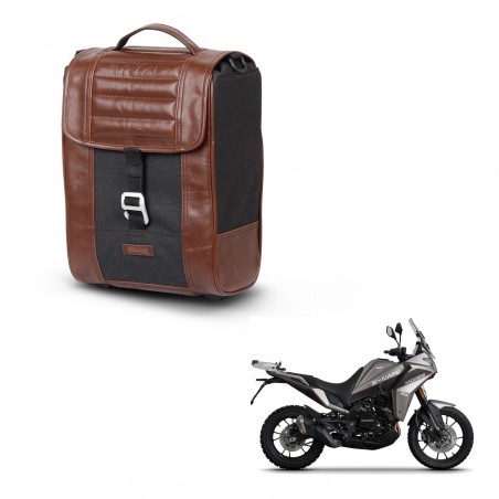 SHAD Suitcase trunk + mounting bracket SR38 CAFE RACER STYLE 1U KIT-445232